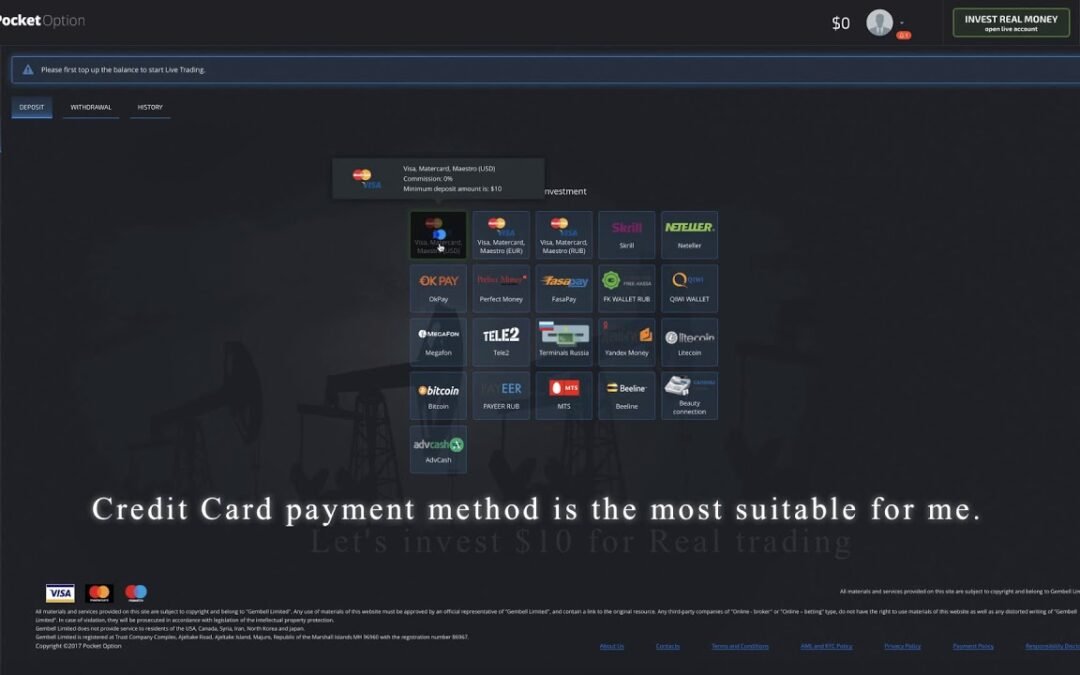 PocketOption Broker İncelemesi: Cebinizdeki Yatırım Fırsatları